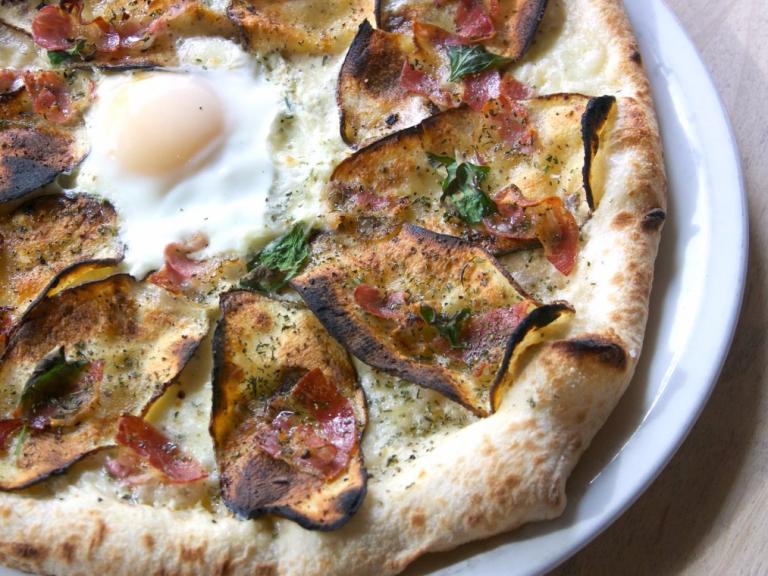 Famoso Neapolitan Pizzeria's Patate Pancetta Pizza