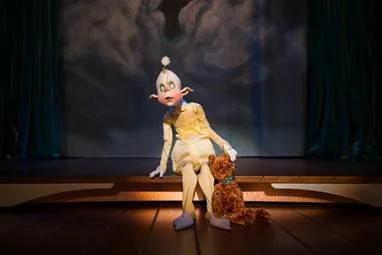 The innocent, fairy child puppet, Schnitzel.