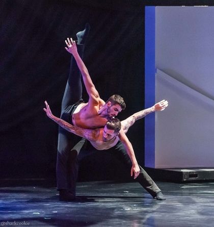 Ricky Ubeda and Travis Wall's duet is artistic brilliance. Photo courtesy of David Hoffman. 