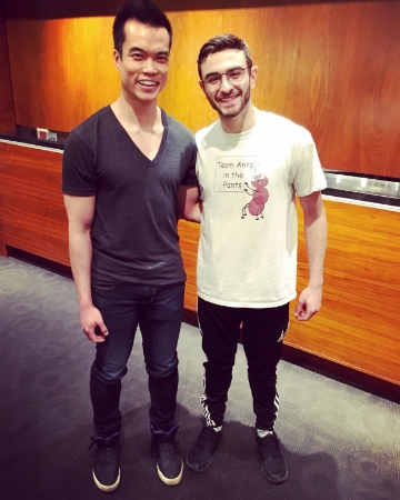 I can't believe I got to meet Ricky Ubeda, winner of season 11 of SYTYCD and Broadway dancer. I look like a giant compared to Ricky!