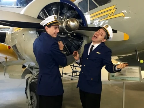 It's a hard life being a pilot, but don't worry - all our passengers will be in good hands!