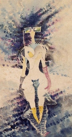 The Rather Odd Myopic Woman Riding Piggyback on One of Helen's Many Cats