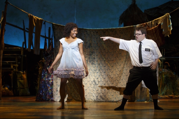 Candace Quarrels (left) brings a lovely presence and a heartfelt, soulful voice to the show. Photo credit: Joan Marcus. 