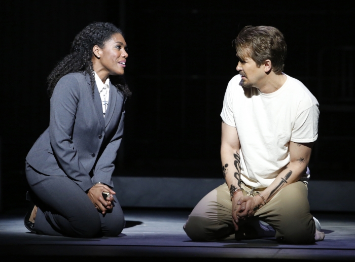 Bridges and Daniel Okulitch as Joseph De Rocher. Photo credit: Tim Matheson