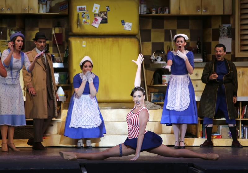 Shannon Hanbury steals the show in Theatre Under The Stars' production of "The Drowsy Chaperone". Photo credit: Tim Matheson