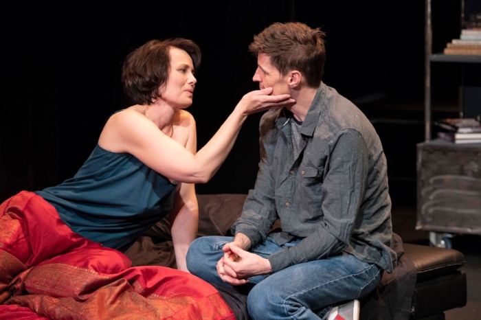 Corina Akeson as Robyn and Bob Frazer. Photo credit: David Cooper