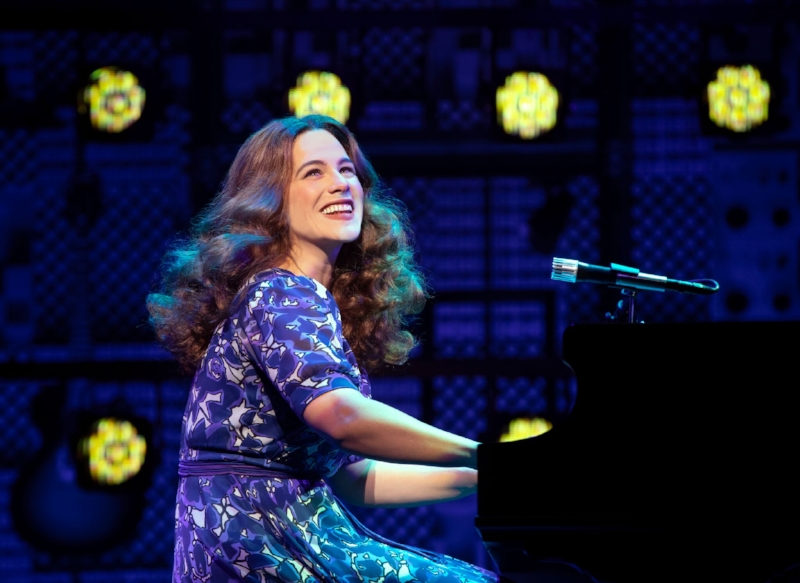 Sarah Bockel stars as Carole King. Photo credit: Joan Marcus