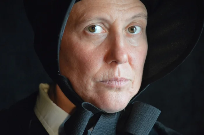 Tallulah Winkelman as Sister Aloysius. Photo credit: David Thomas Newham