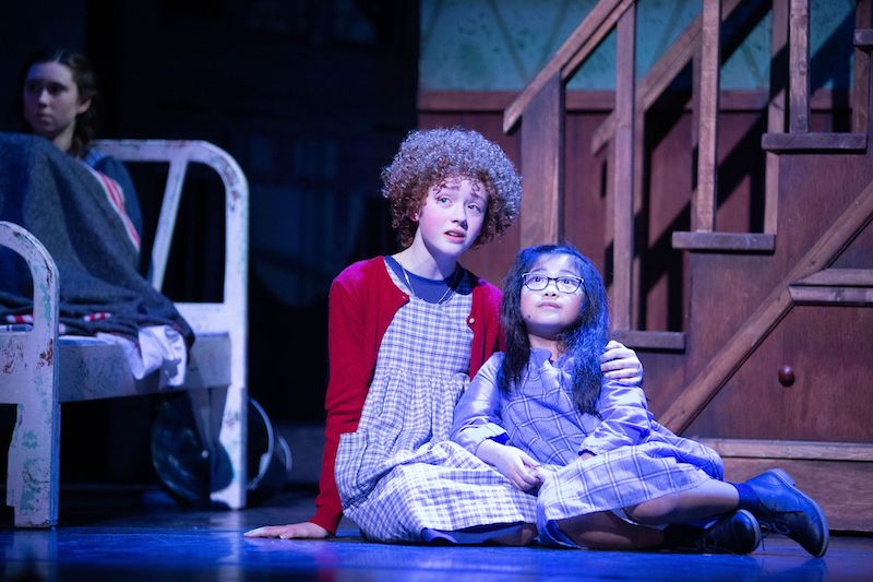 Camryn Macdonald as Annie, and Naomi Tan as Molly. Photo credit: Anita Alberto