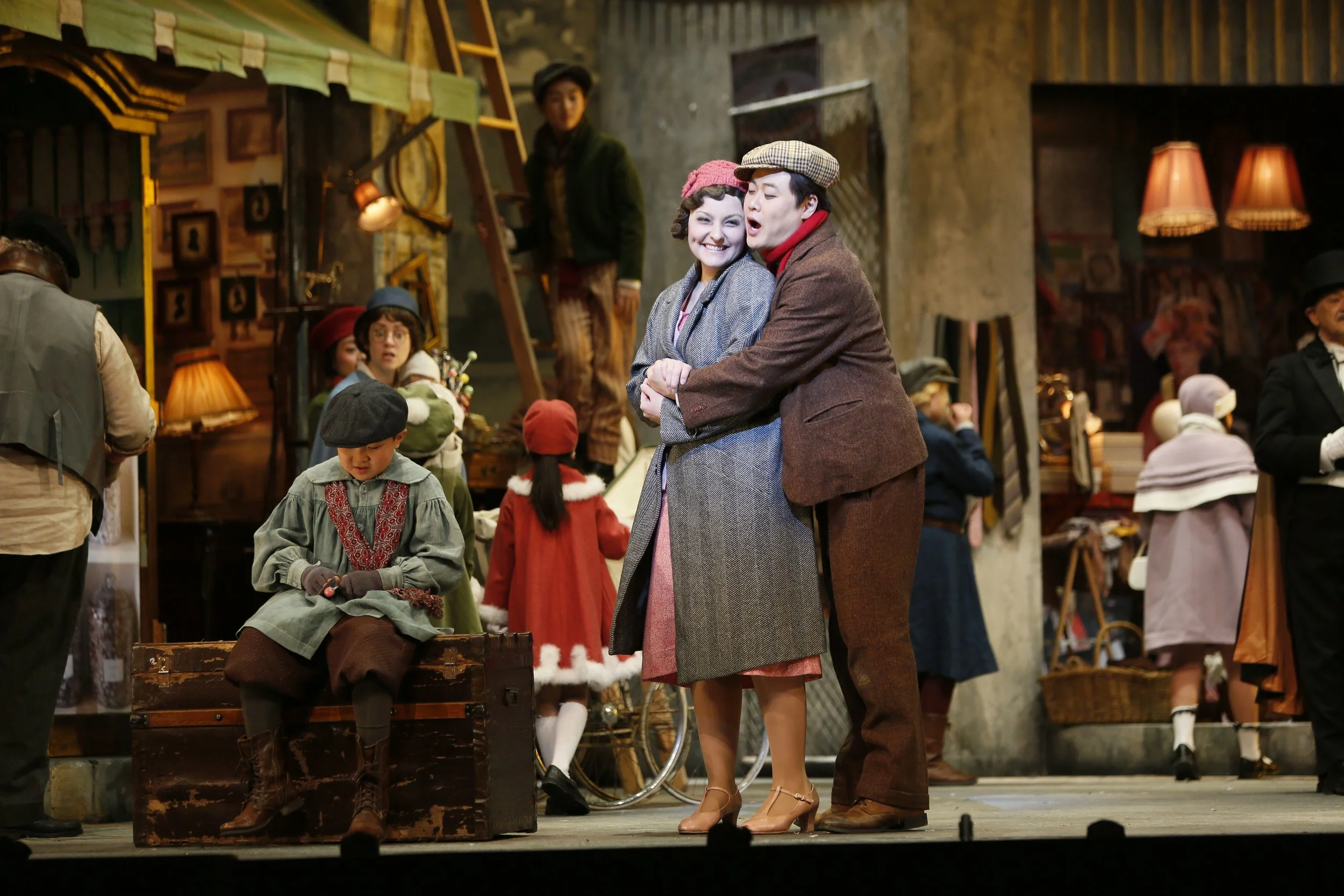 France Bellemare and Ji-Min Park star in Vancouver Opera’s La Bohème . Photo credit: Tim Matheson