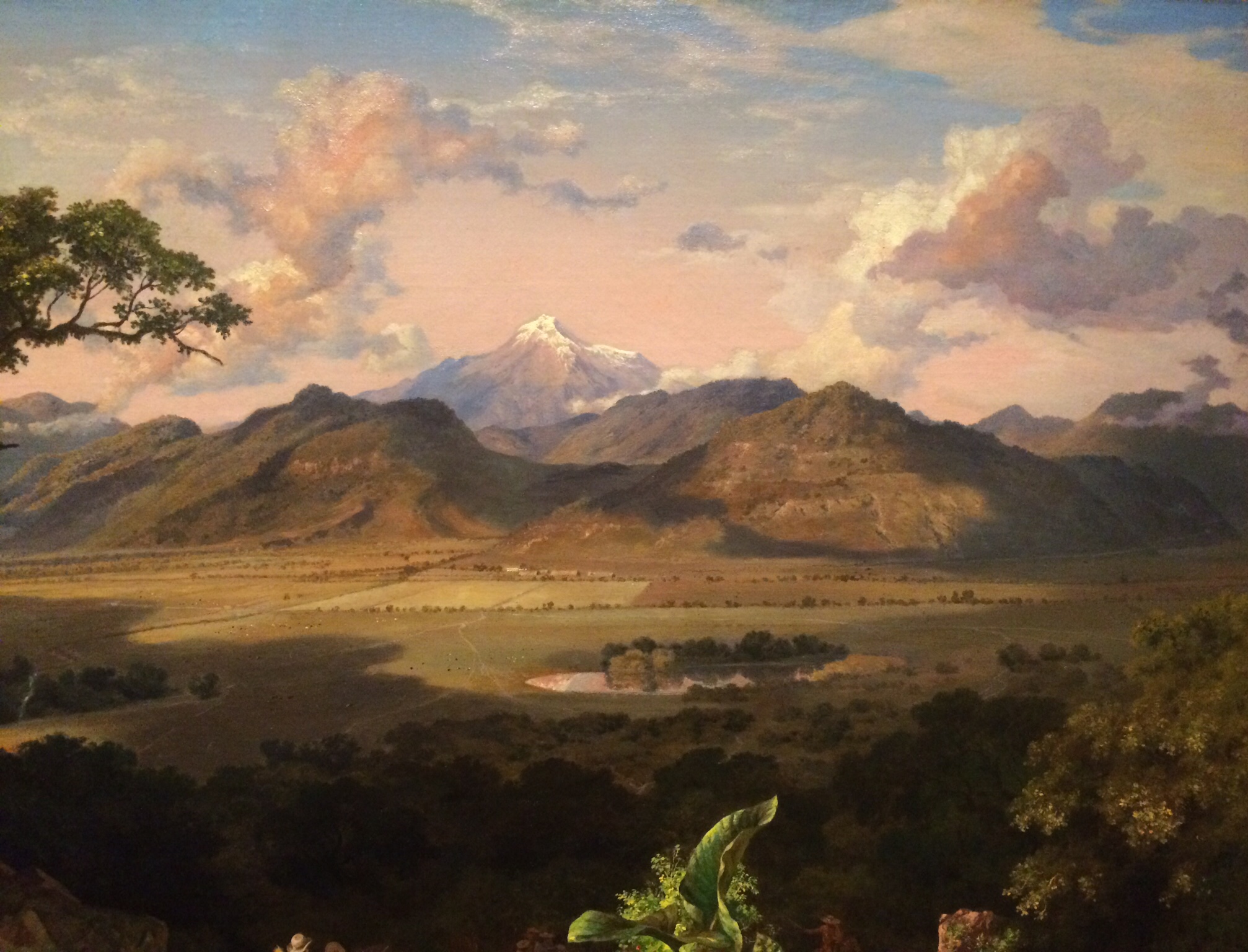 Eugenio Landesio and Jose Maria Velasco, Hacienda de Monte Blanco , 1879.