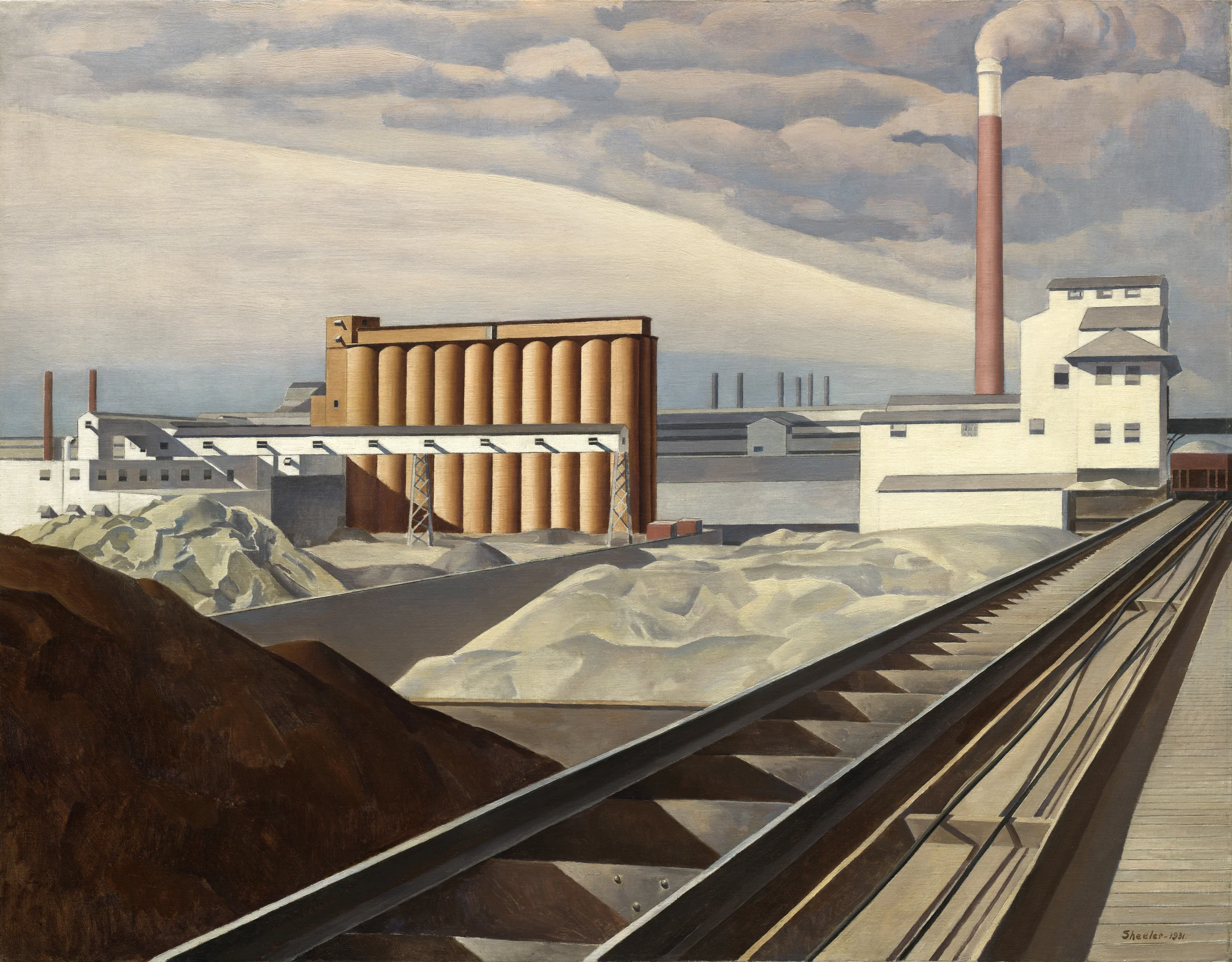 Charles Sheeler, Classic Landscape , 1931. Photo Credit: National Gallery of Art