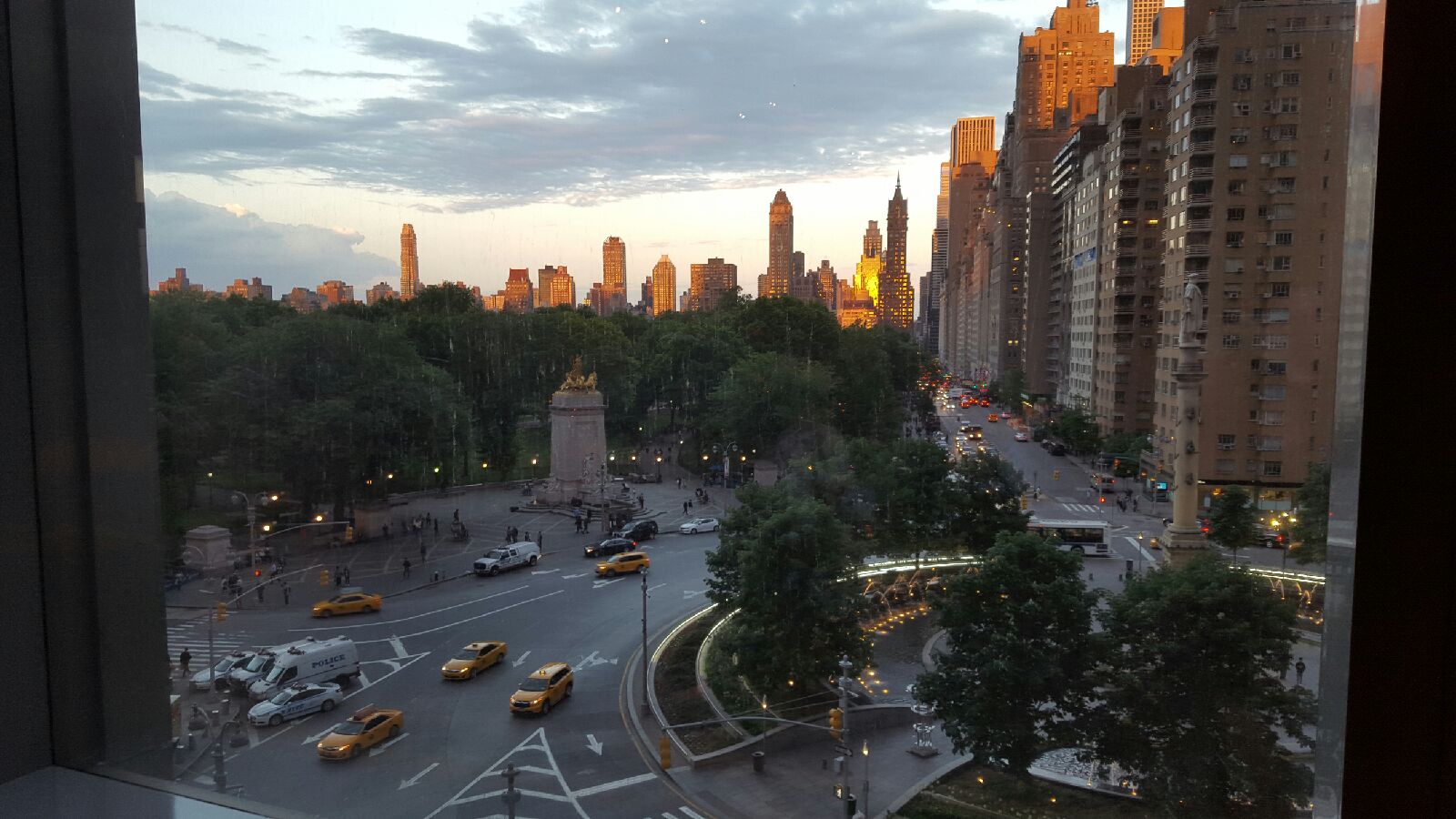 cocktails at the Time Warner Center