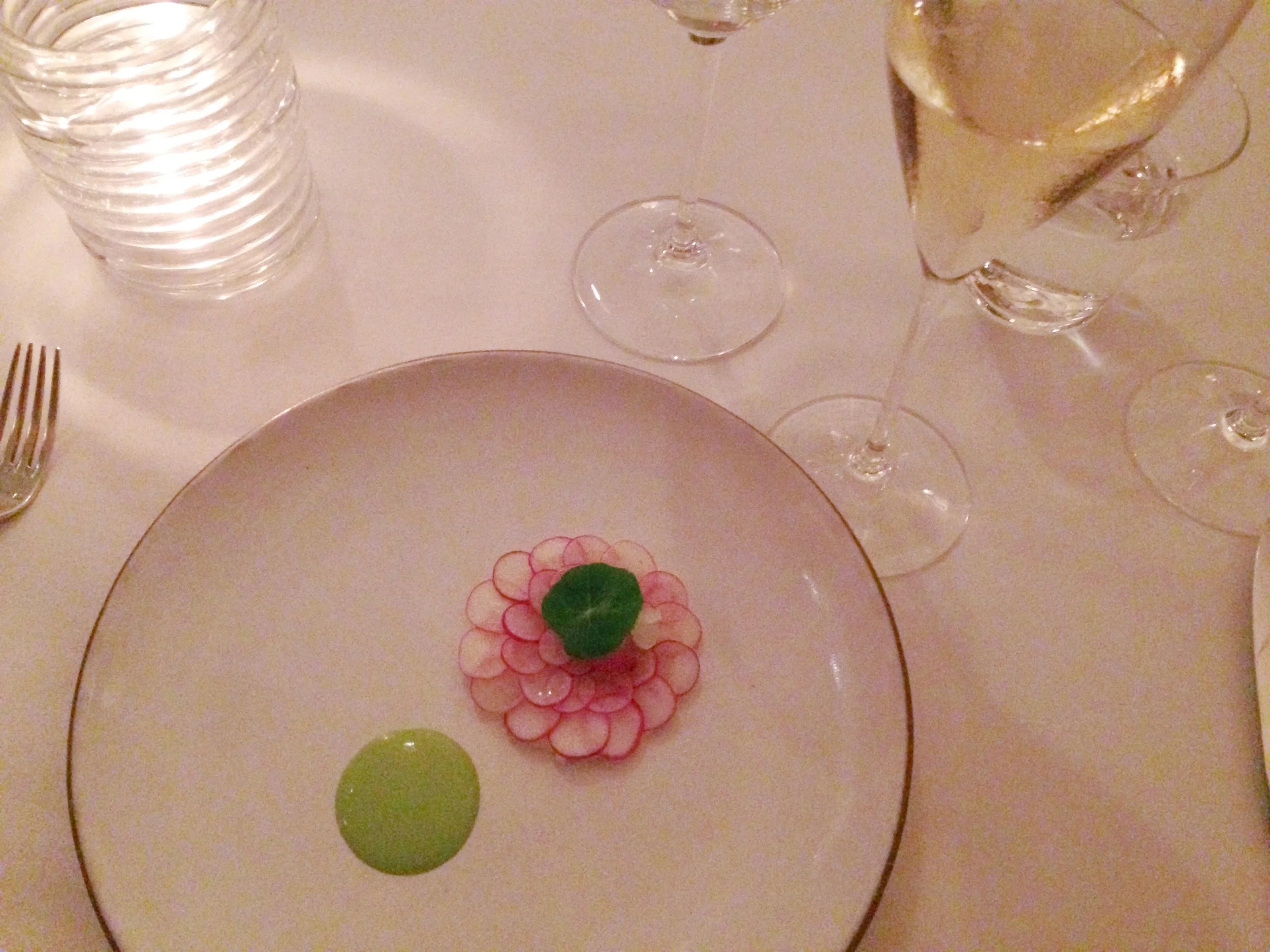 Radishes at Eleven madison