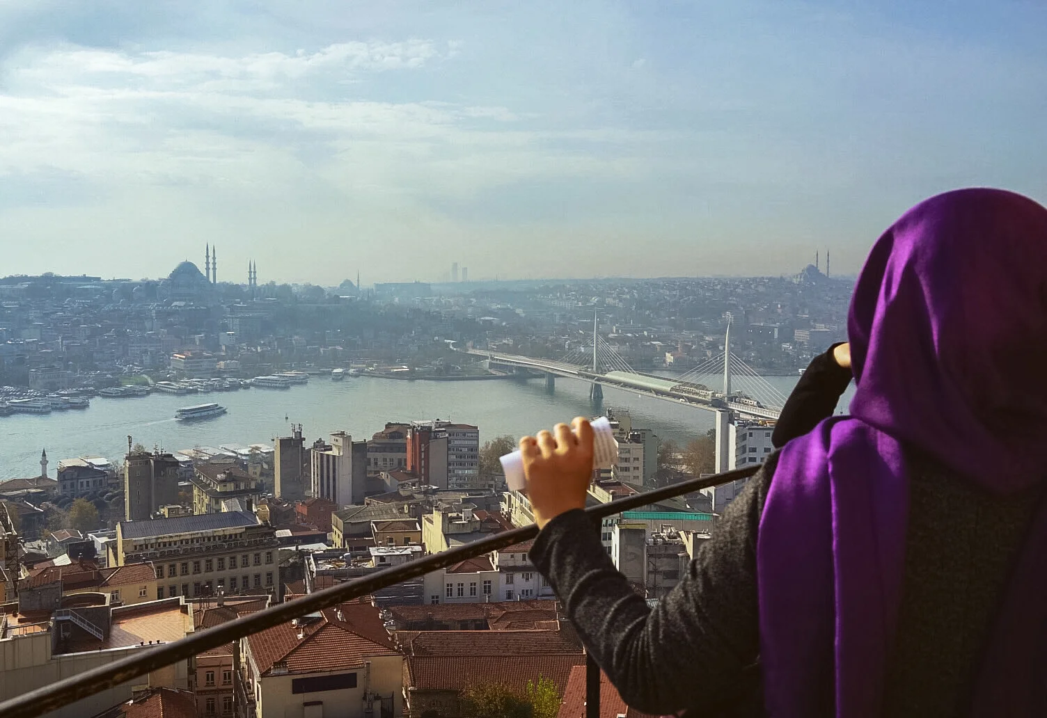 Woman In Purple