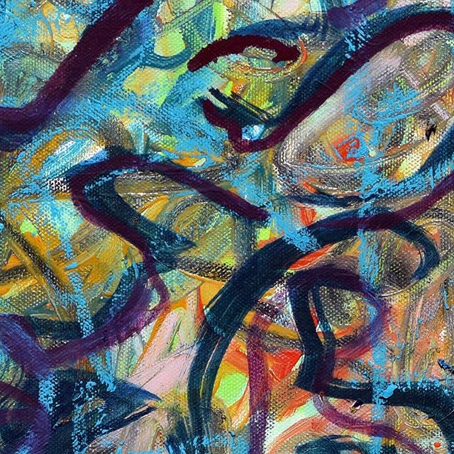 Detail from &ldquo;Last Week&rdquo; Oil on Canvas 7&rdquo;x12&rdquo; ✨
.
.
.
#pdxart #painting #expressionist #figurative #pnwart #gamblin #fineart #visualartist