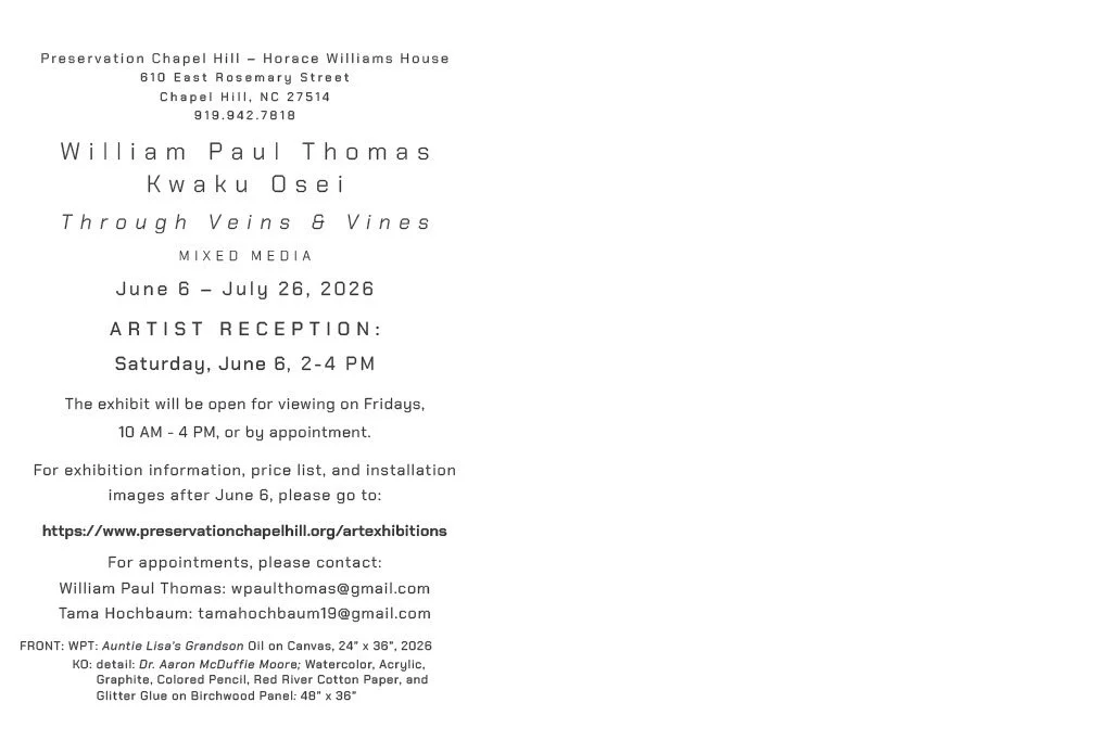 Slow Art Tour: Through Veins & Vines | Chapel Hill, NC