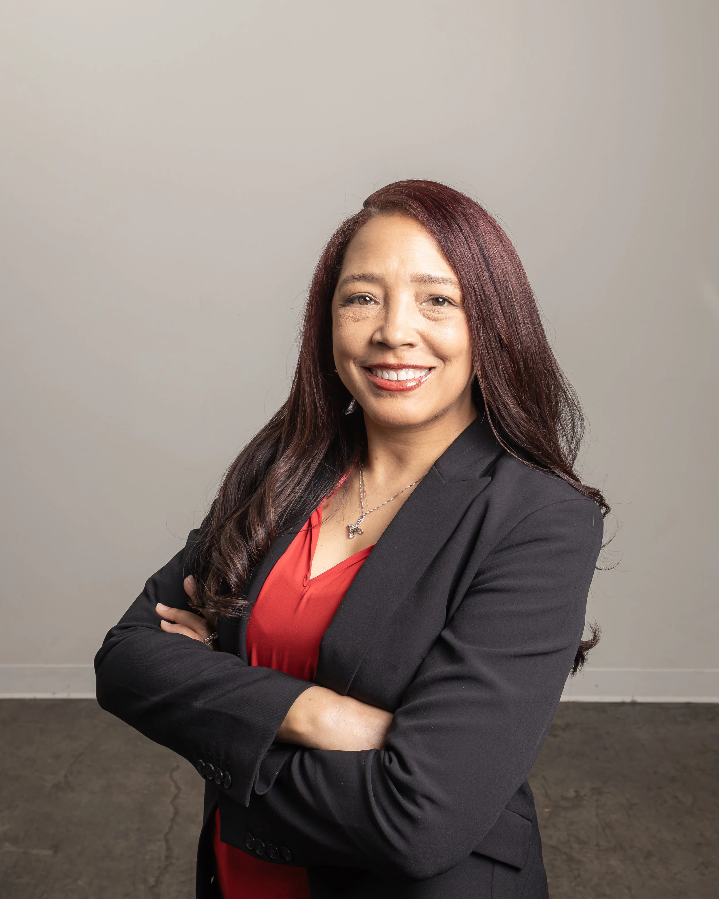 Shenika Richardson corporate headshot. Executive Director professional portrait. Nonprofit leadership photography. Women executive leadership.