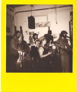 the Bareface crew. Polaroid: Hannah Oreskovich