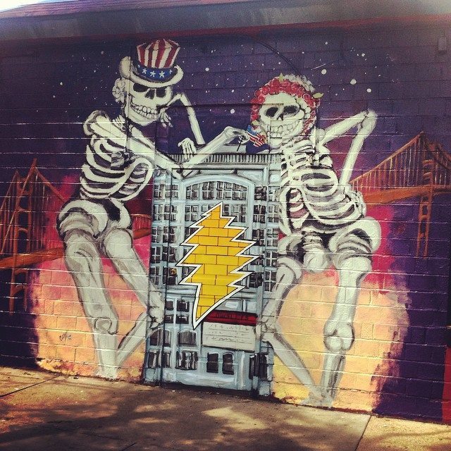 Artwork at Owsley's.
