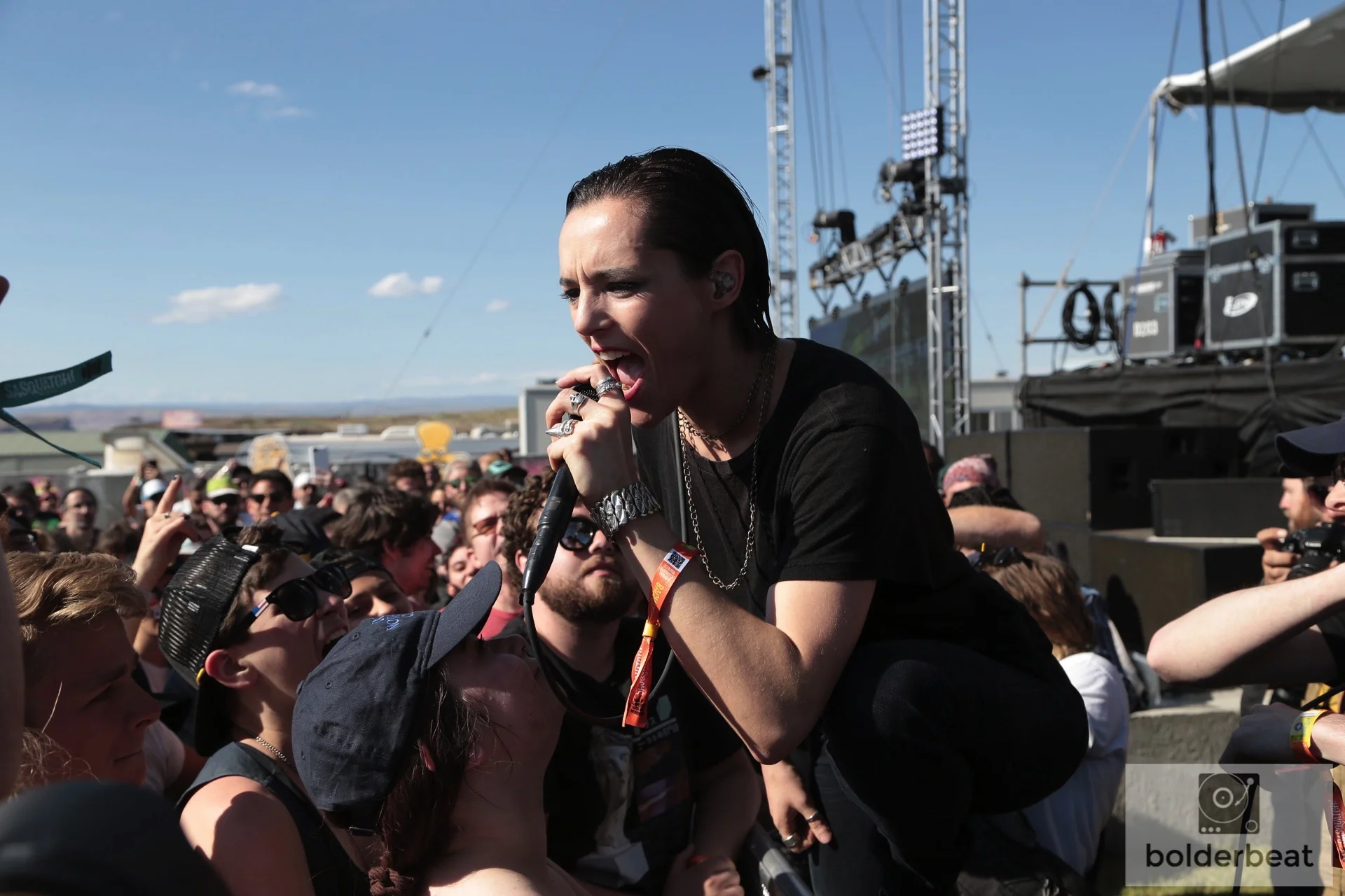 Jehnny Beth of Savages. 