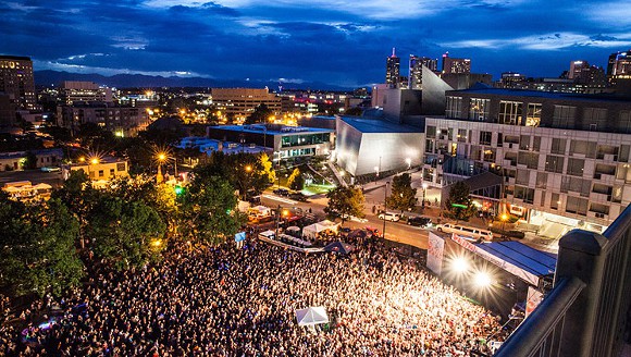 Summer in the city at Westword's Music Showcase. 