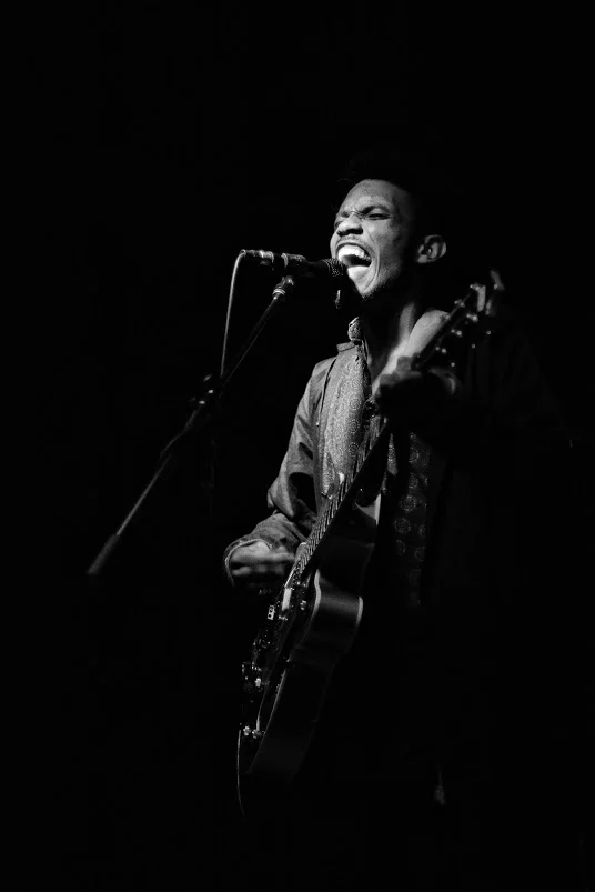 Solo Woods at his Goosetown Tavern performance.
