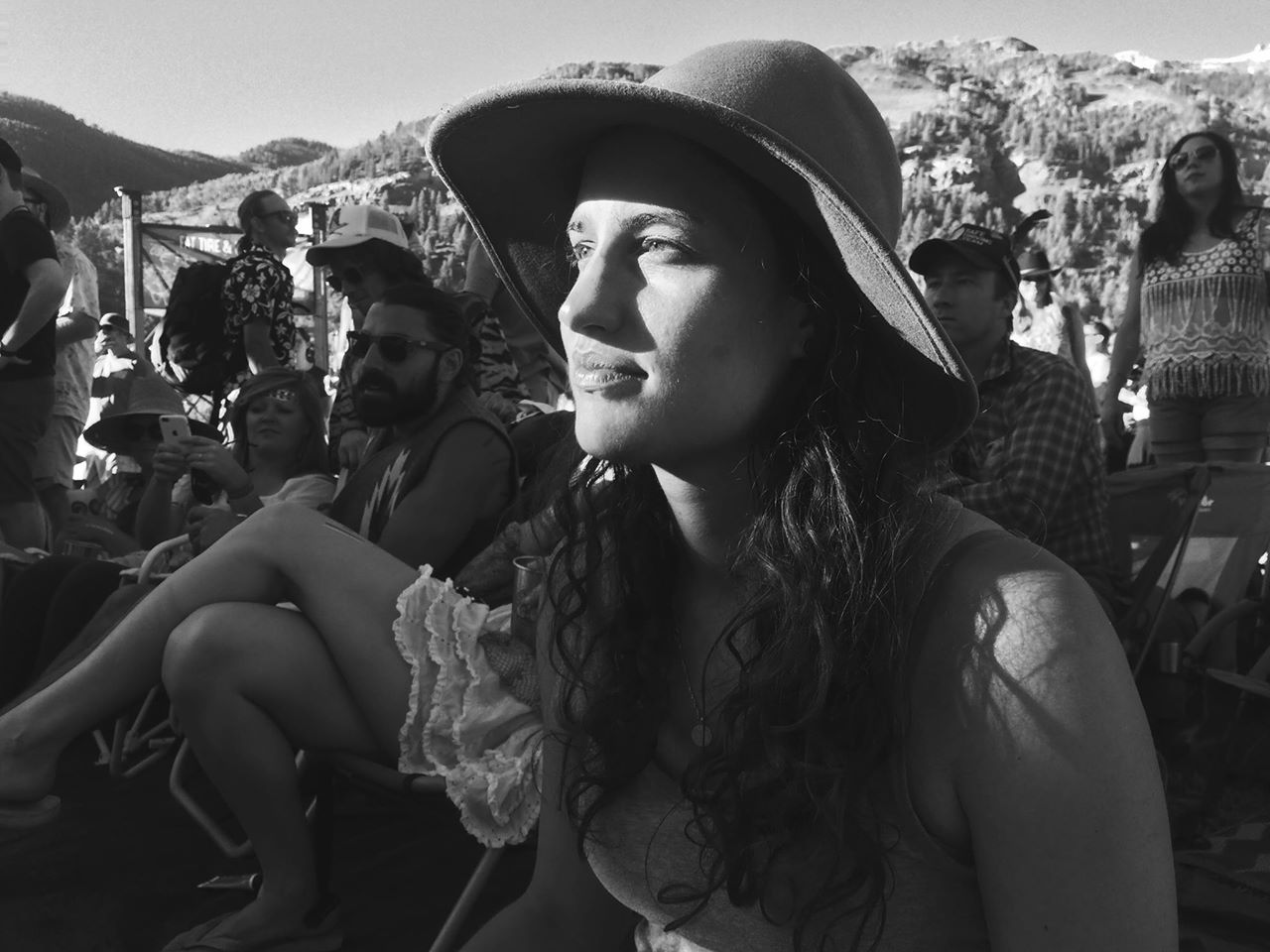 Sun hats were key at TBF.
