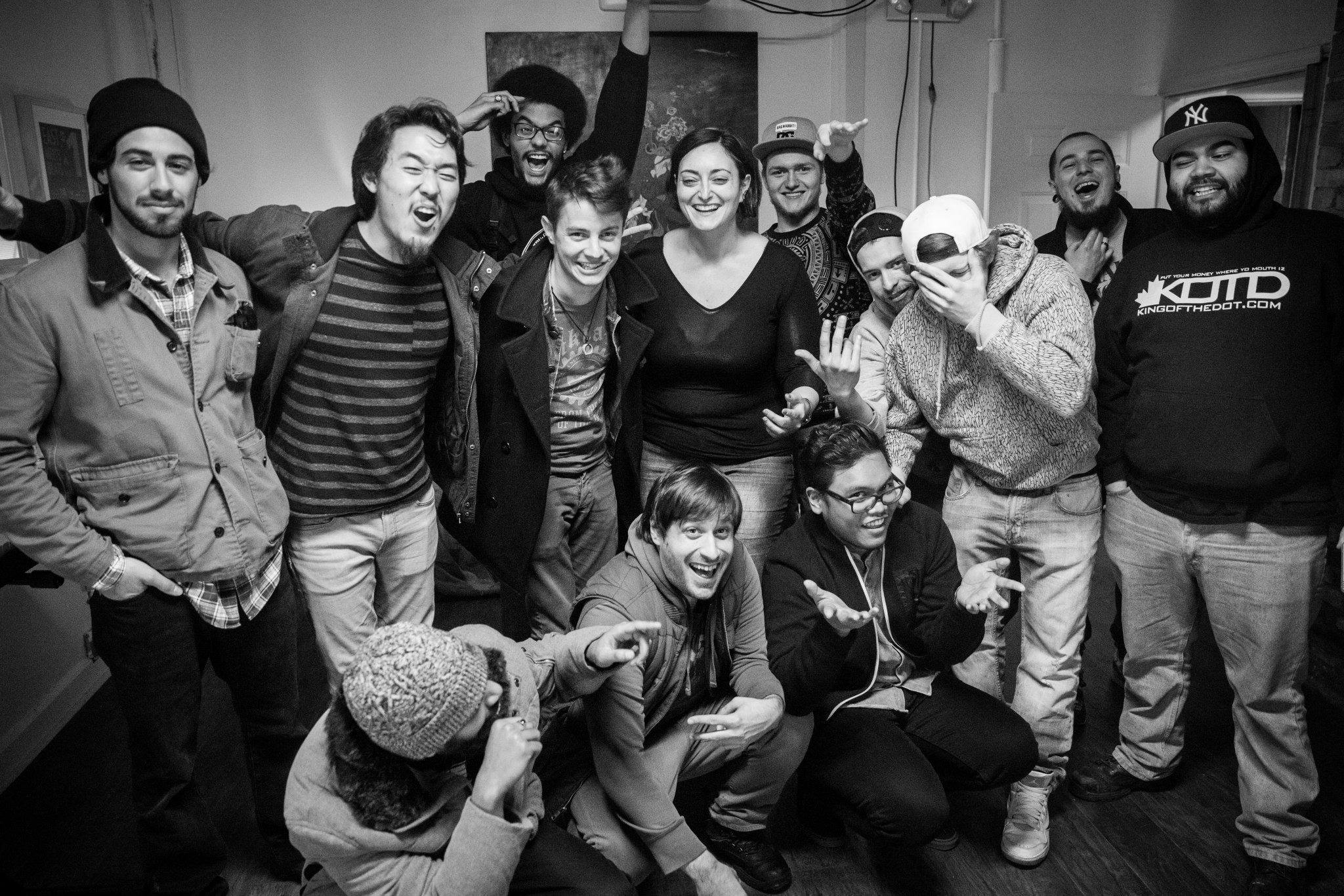 Some of The Beatbox House crew.