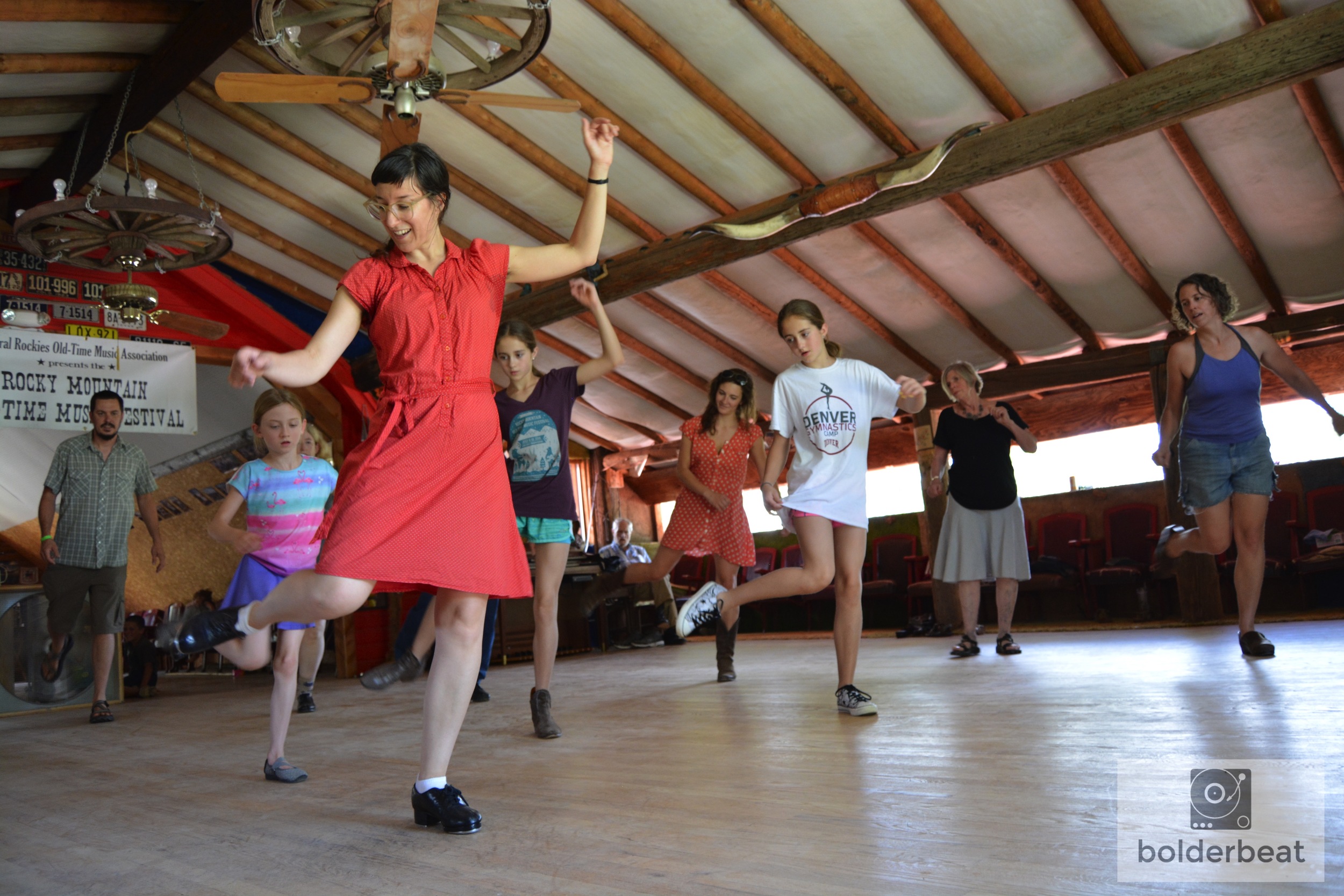 Rina Rossi's clogging workshop.