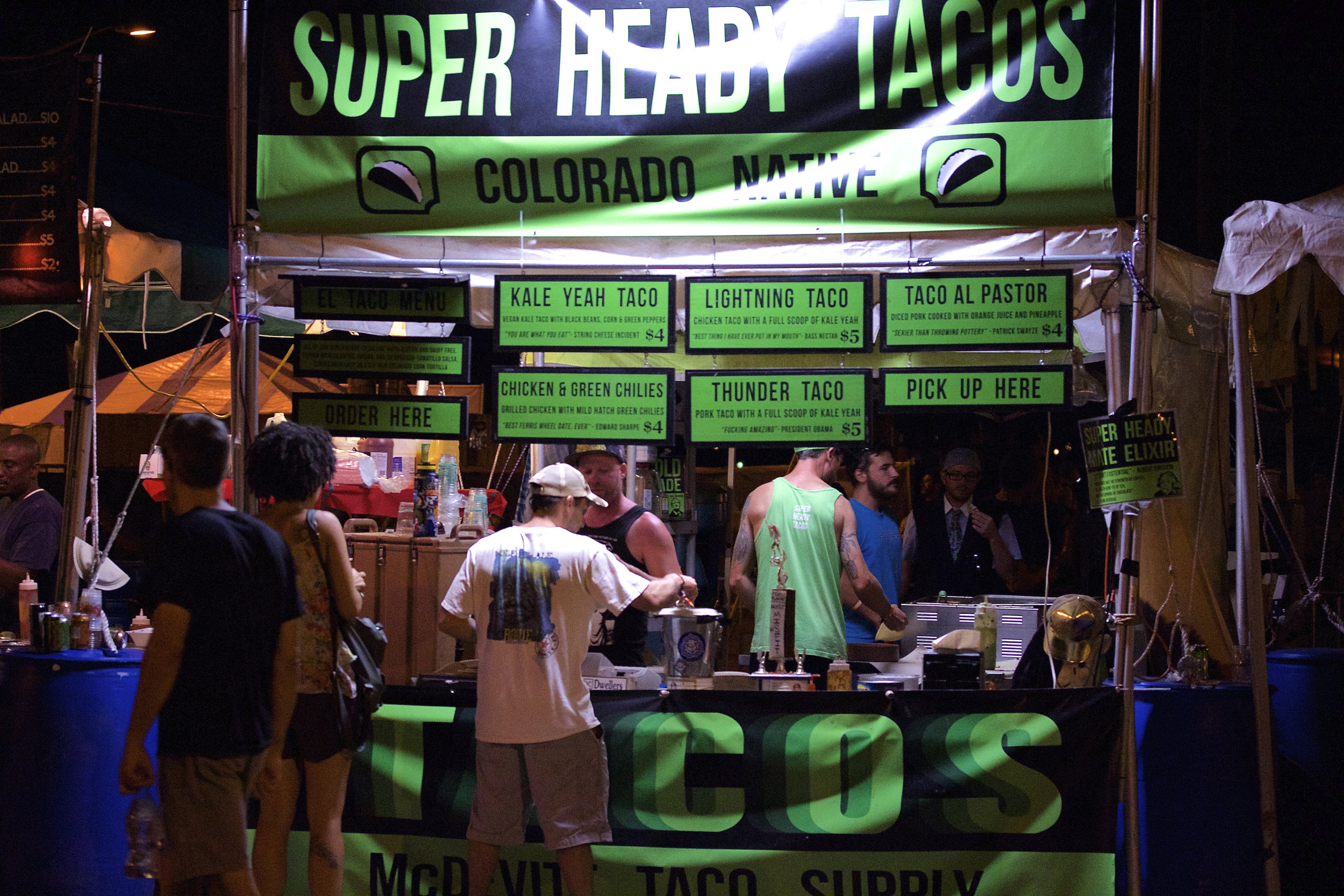 The Taco Tent. Photo Credit: Sierra Voss