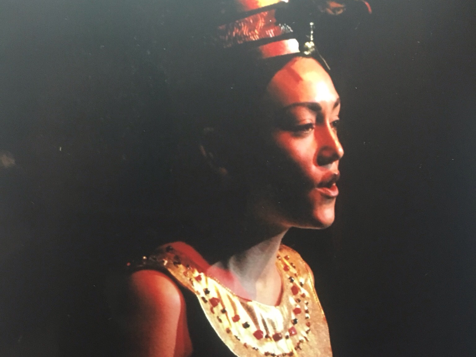  Julie starring in DSA’s production of Aida .