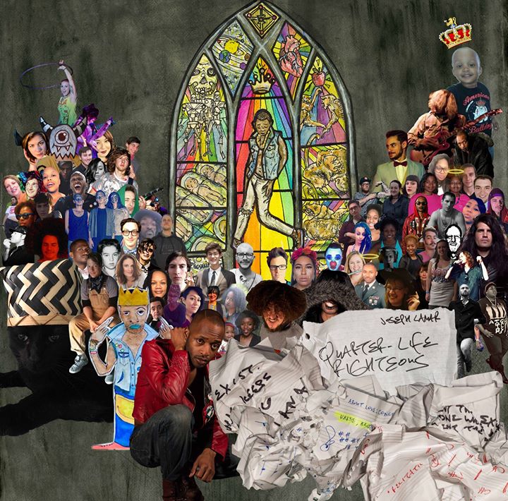 The badass album art for 'Quarter-Life Righteous.'