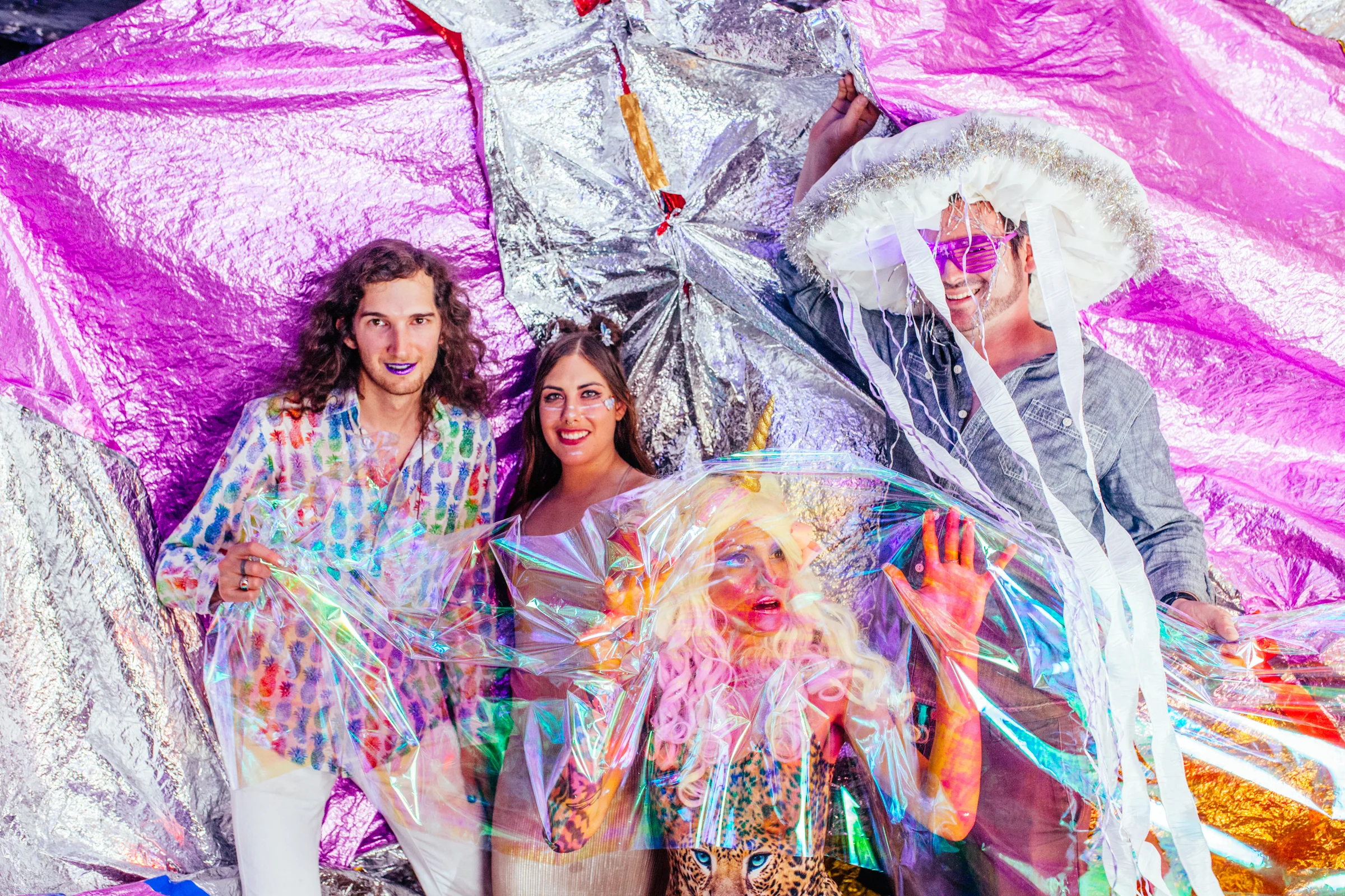 Moon Hammer. (Left to right: Reed Fox, Megan Crooks, Ishka Bee Phoenix, Mark Emmons) Photo Credit: Julianna Photography
