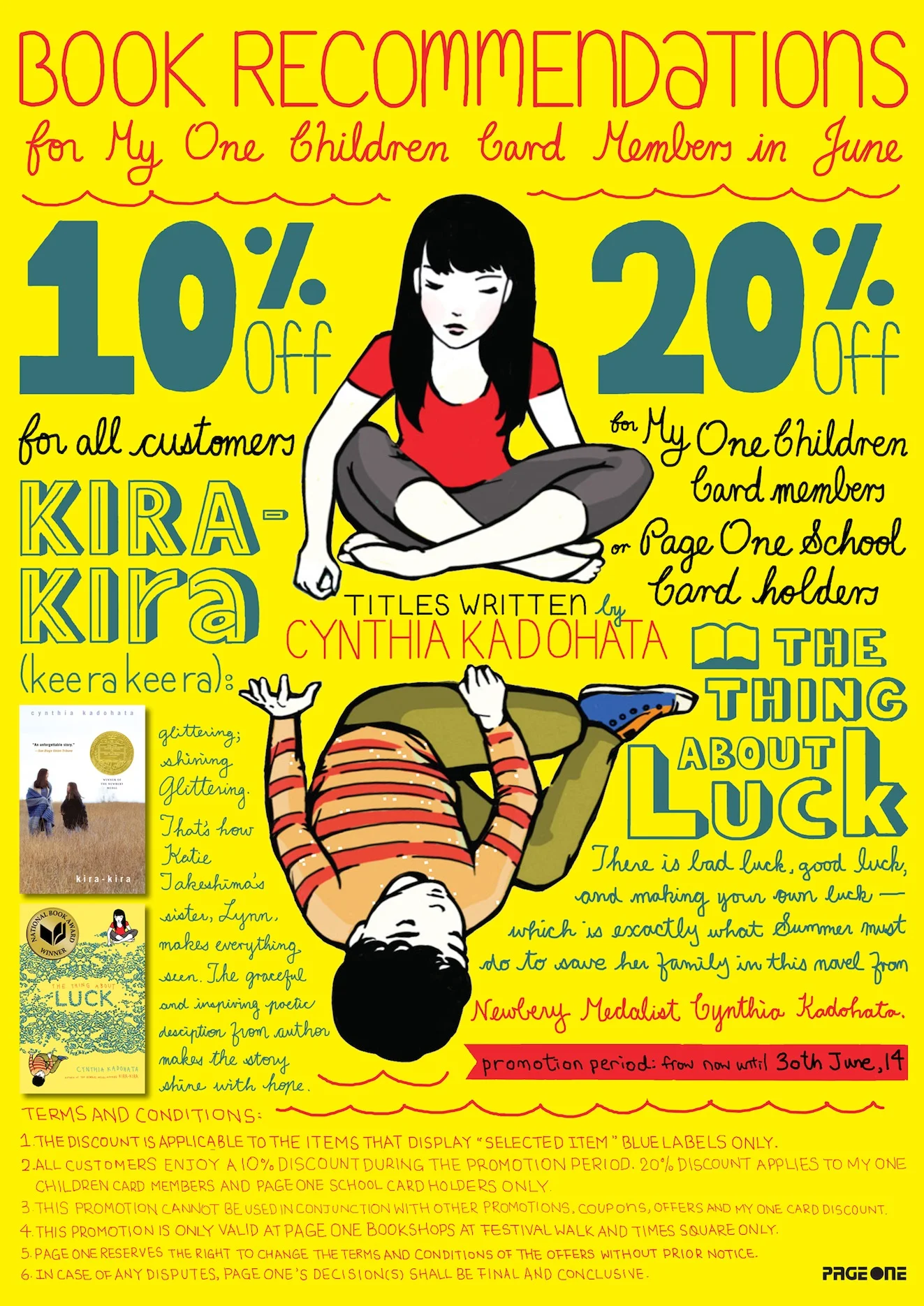 MOCC Monthly Promotion 兒童書籍宣傳(Illustration 插畫 : Julia Kuo | Typography 文字設計: Rowena Chan)