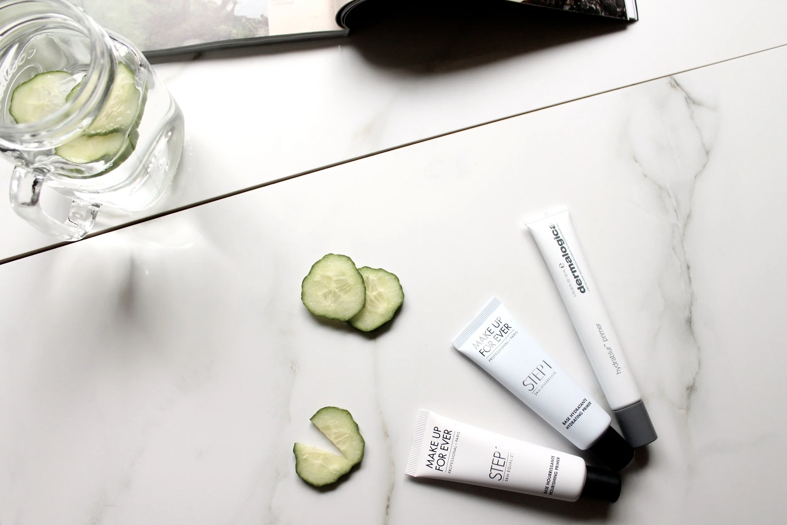 THREE TO TRY . HYDRATING PRIMERS