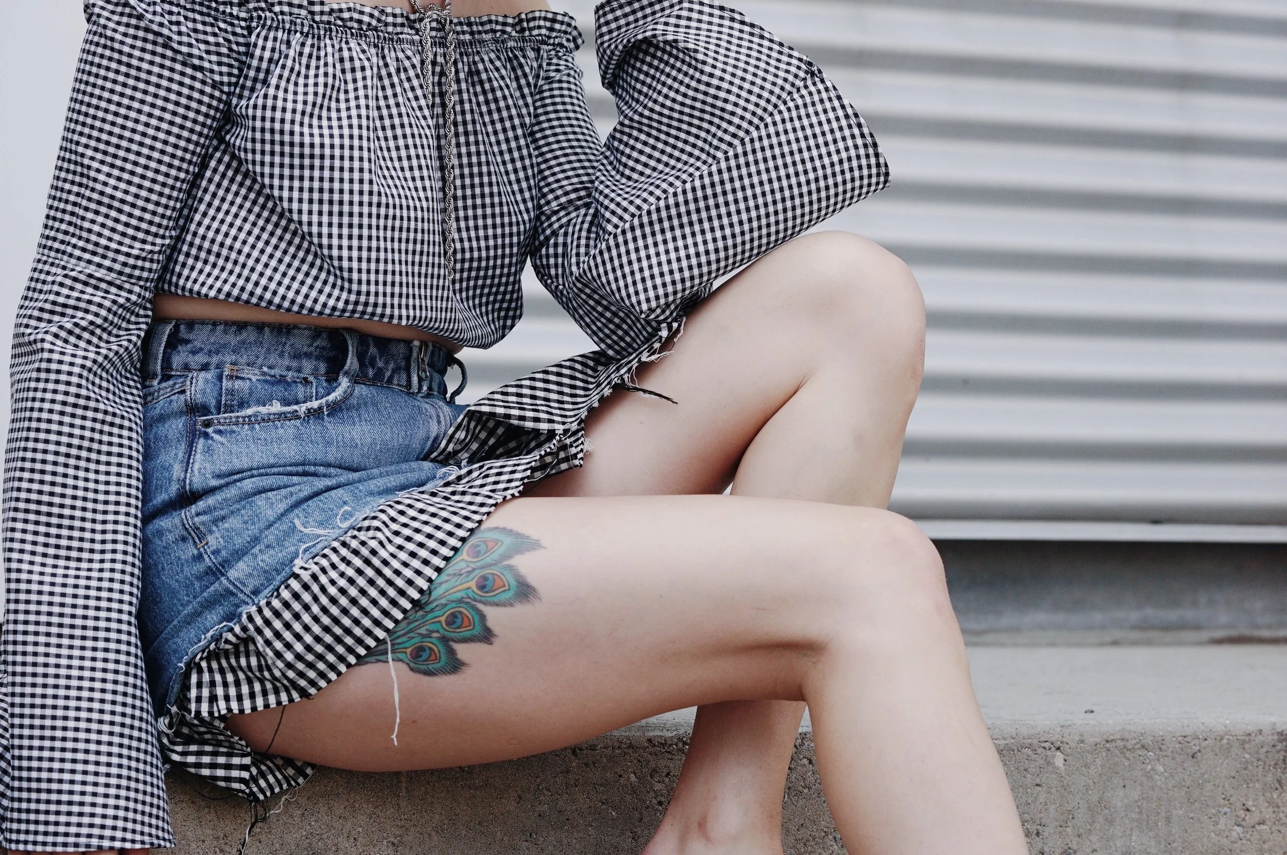 Toronto Style Blogger Bratty B discusses the Gingham Trend in Fashion. Wearing Zara, Missguided and Aldo. 