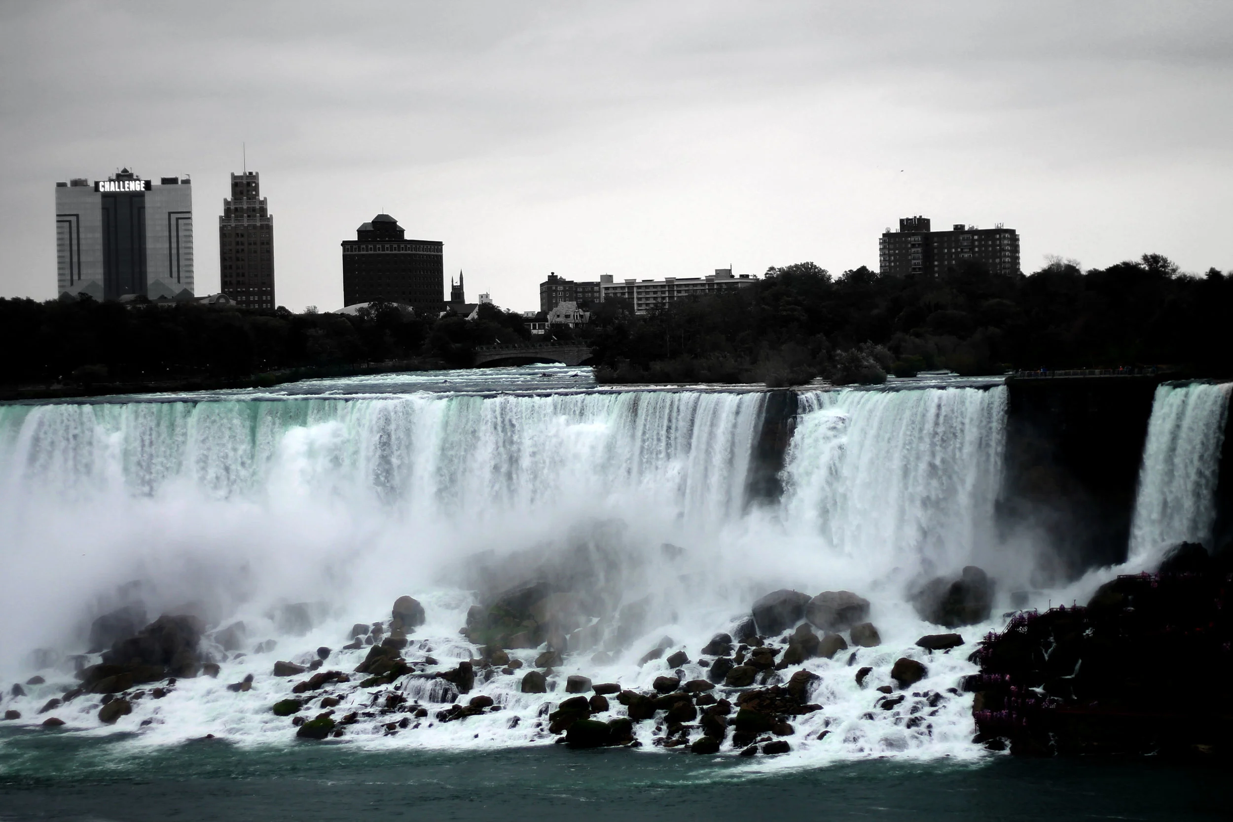 The American side of Niagara Falls, ON Canada taken by Bratty B