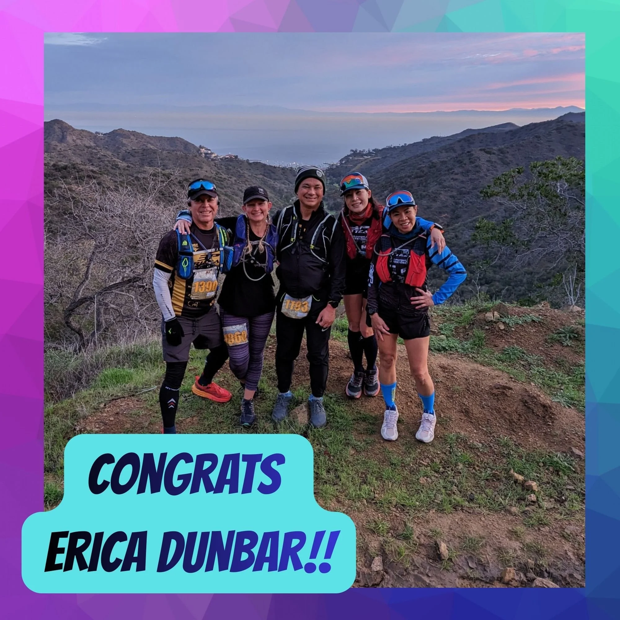 Erica Dunbar Conquers Avalon CA 50K Trail Race