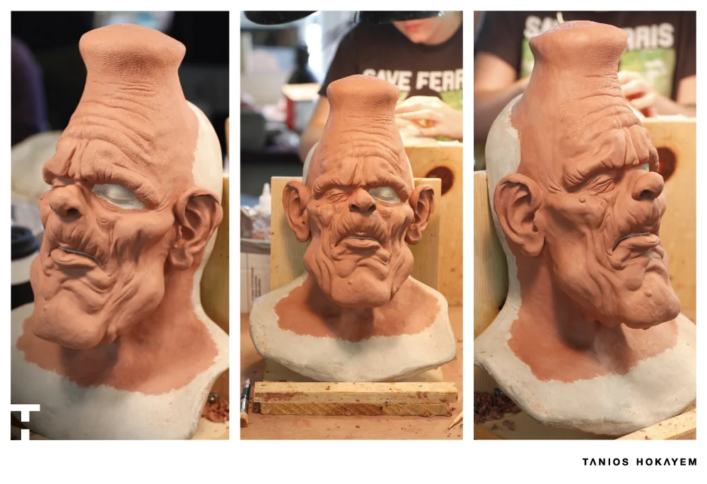 Frankenstein Sculpture Special Effects Makeup by Tanios Hokayem