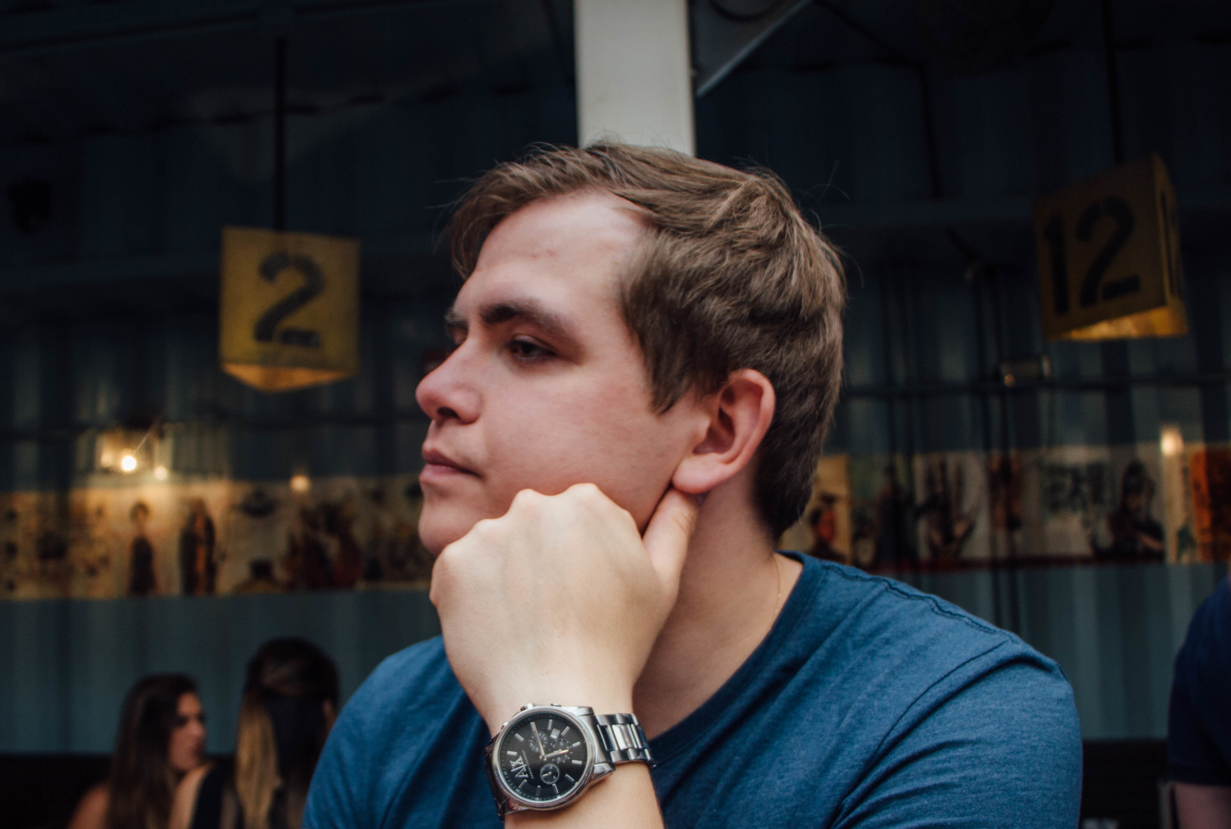 Probably thinking about guac.
