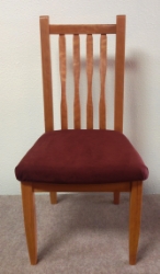 Cherry Neptune side chair front 