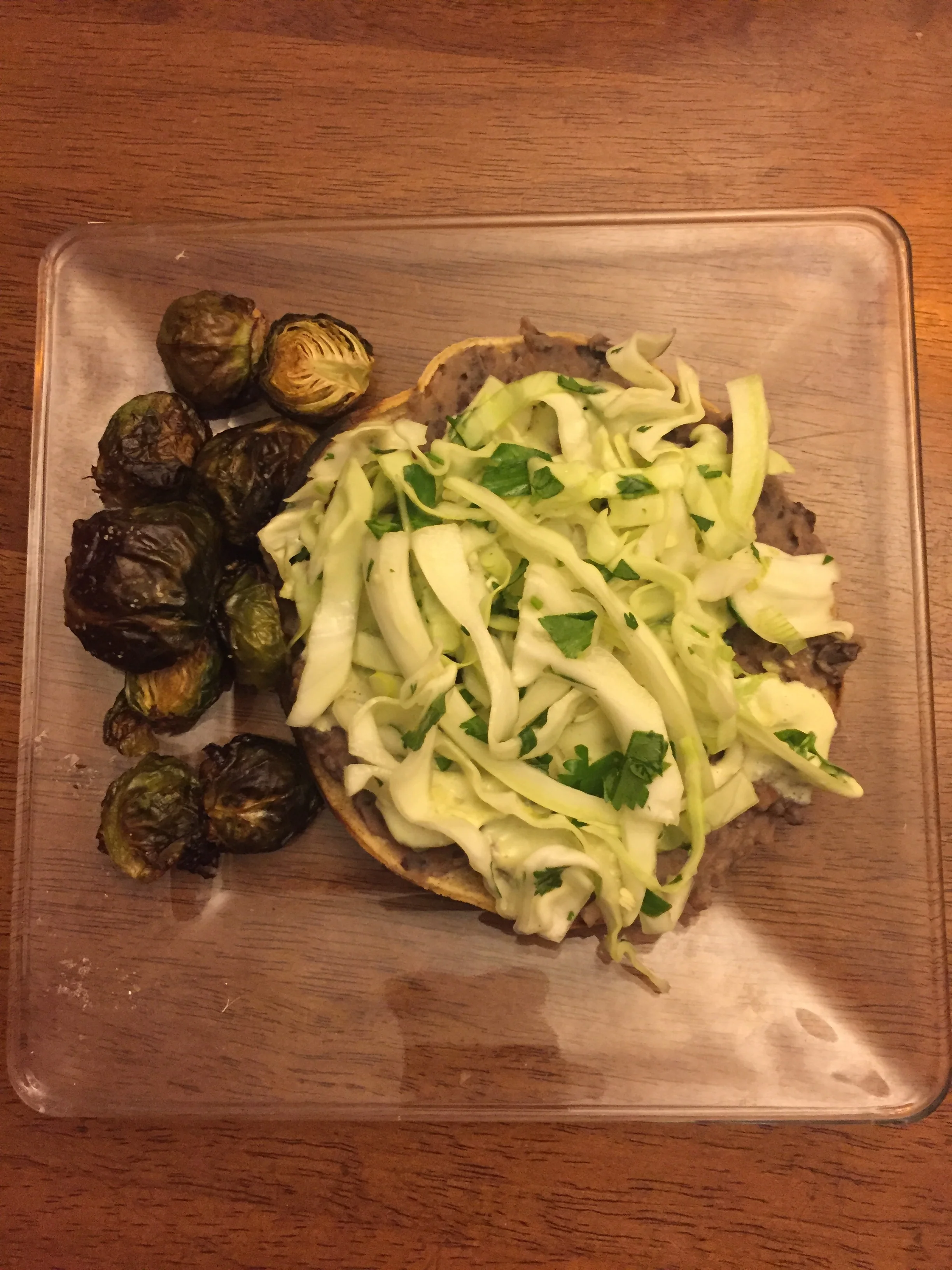 Side of a tostada.