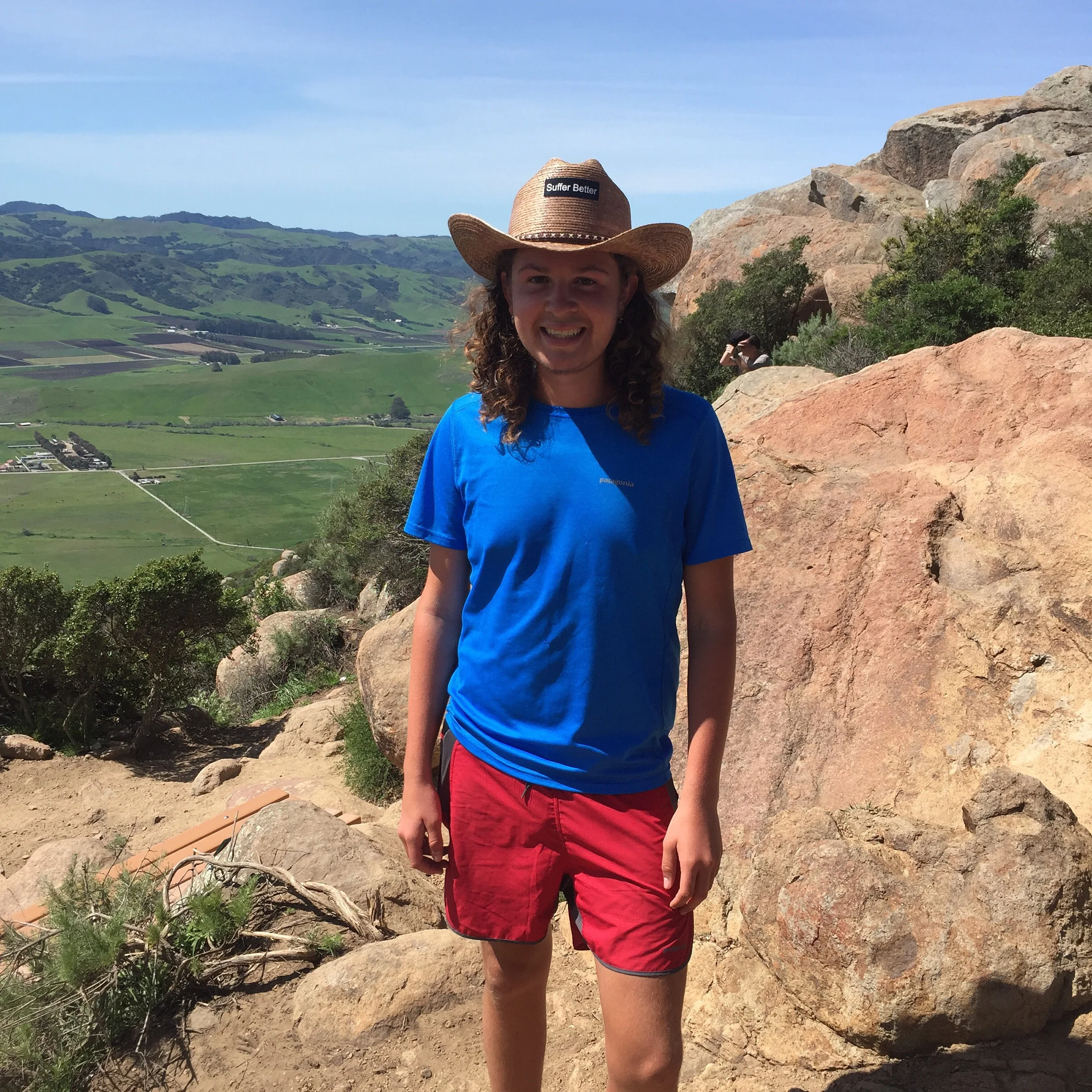 At the top of Bishop Peak in San Luis Obispo in my Forerunner.