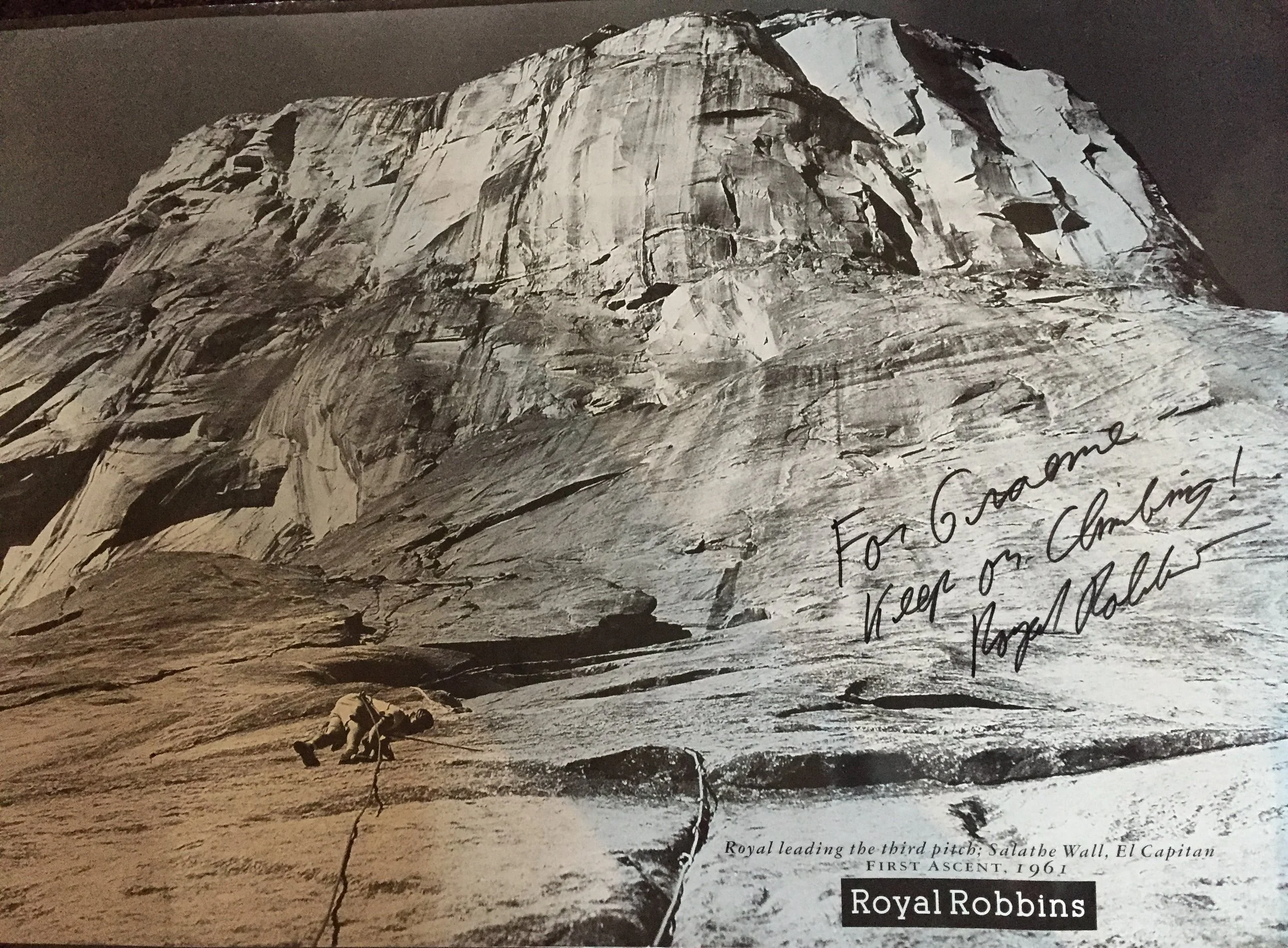 Pioneer in rock climbing + the outdoor industry