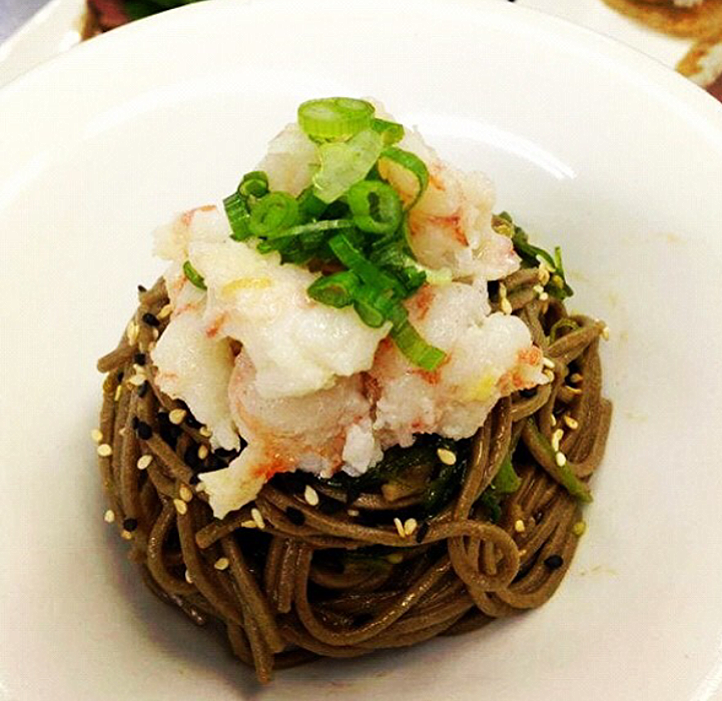 Rock Shrimp Soba Noodle Salad