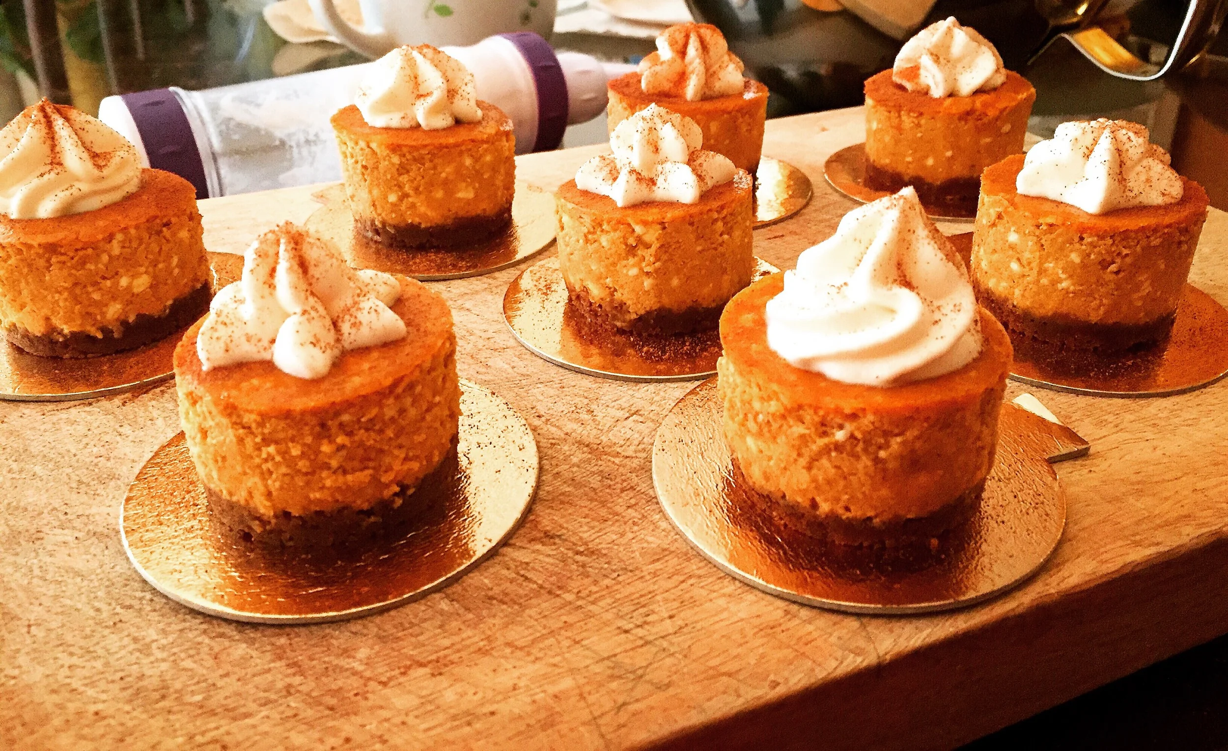 Mini Pumpkin Cheesecake by EZBake