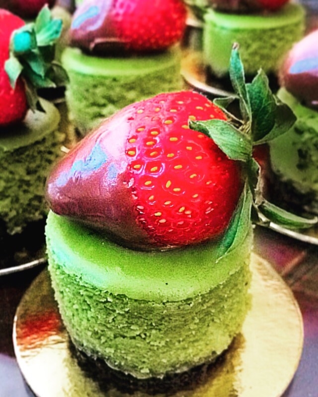 Green Tea Cheesecake with Oreo Crust by EZBake