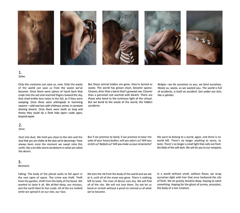 Images by Krista Dragomer and Rashin Fahandej, text by Beatrice Marovich.