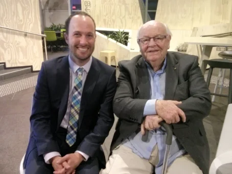 Father Bob McGuire: One of our many inspiring elders I had the privilege to meet and host in my time in The Village